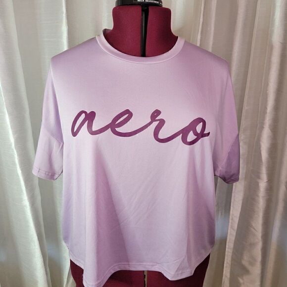 Aeropostale Sport Active Short Sleeve Top (size 1X) - Picture 1 of 9